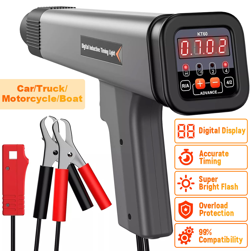 Timing Light Gun - KZYEE KT60 Digital Inductive Timing Light