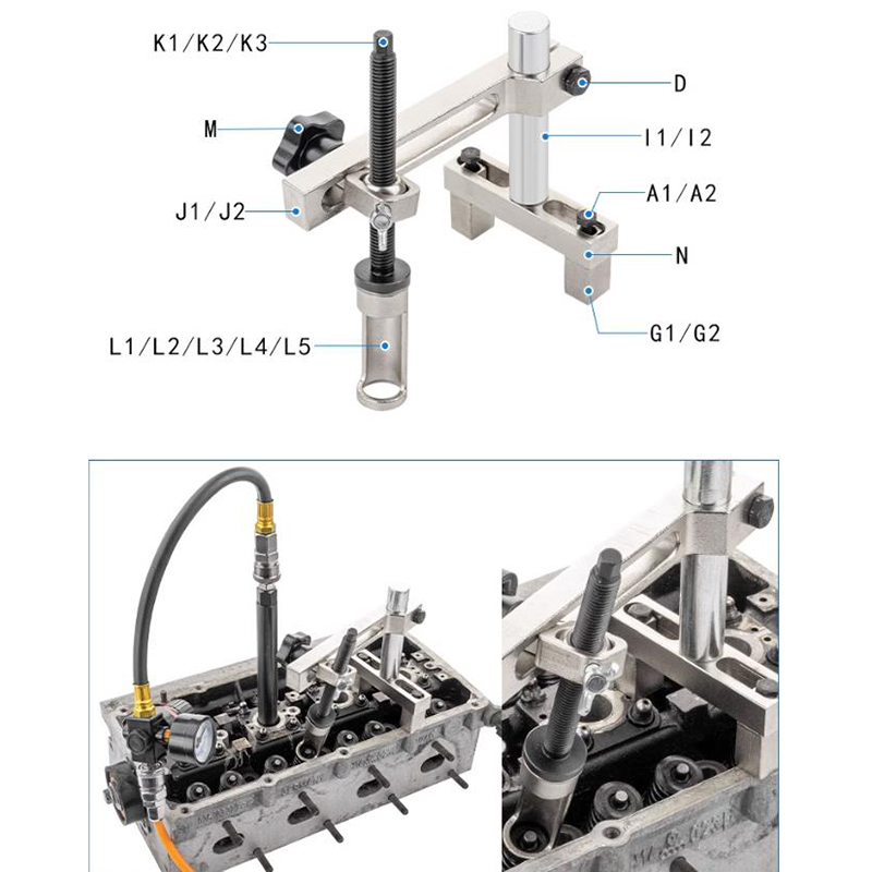 Cylinder Head Service Set Tool - Spring Compressor Tool ulasan dan harga