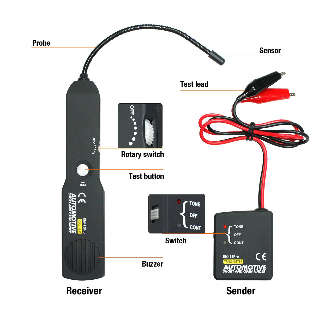 EM415 PRO Car Short Cable Trac - Car Diagnostic Tool ulasan dan harga