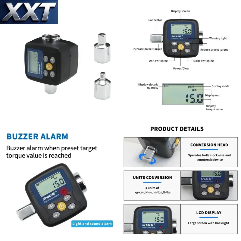 XXT Shahe Digital Torque Wrenc - Torque Wrench ulasan dan harga